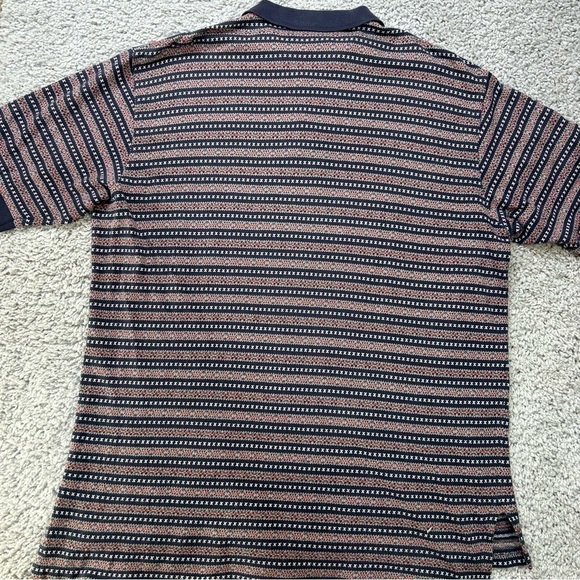 Polo by Ralph Lauren Shirt Mens Extra Large Retro Stripe Preppy Holiday Vintage - Picture 4 of 6